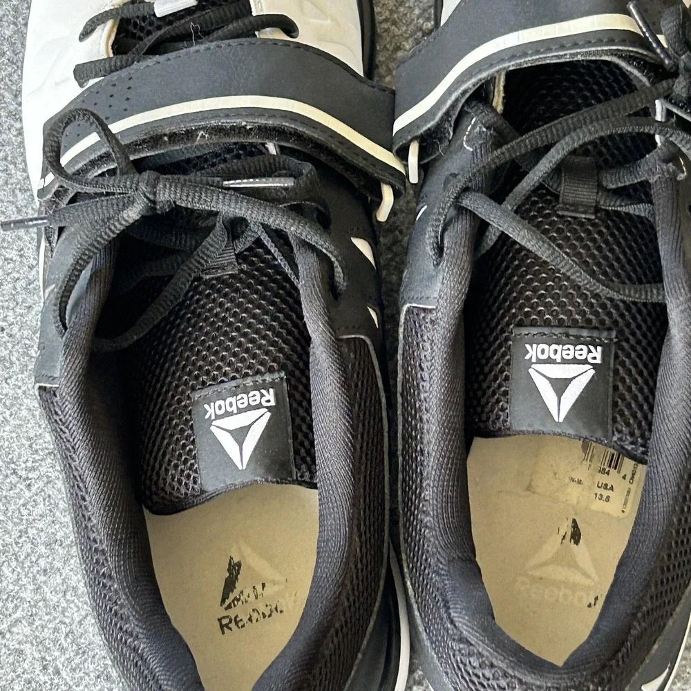 Reebok Shoes Men 13.5 Lifting CrossFit‎ Weightlifting Trainer Gym Black EU 4